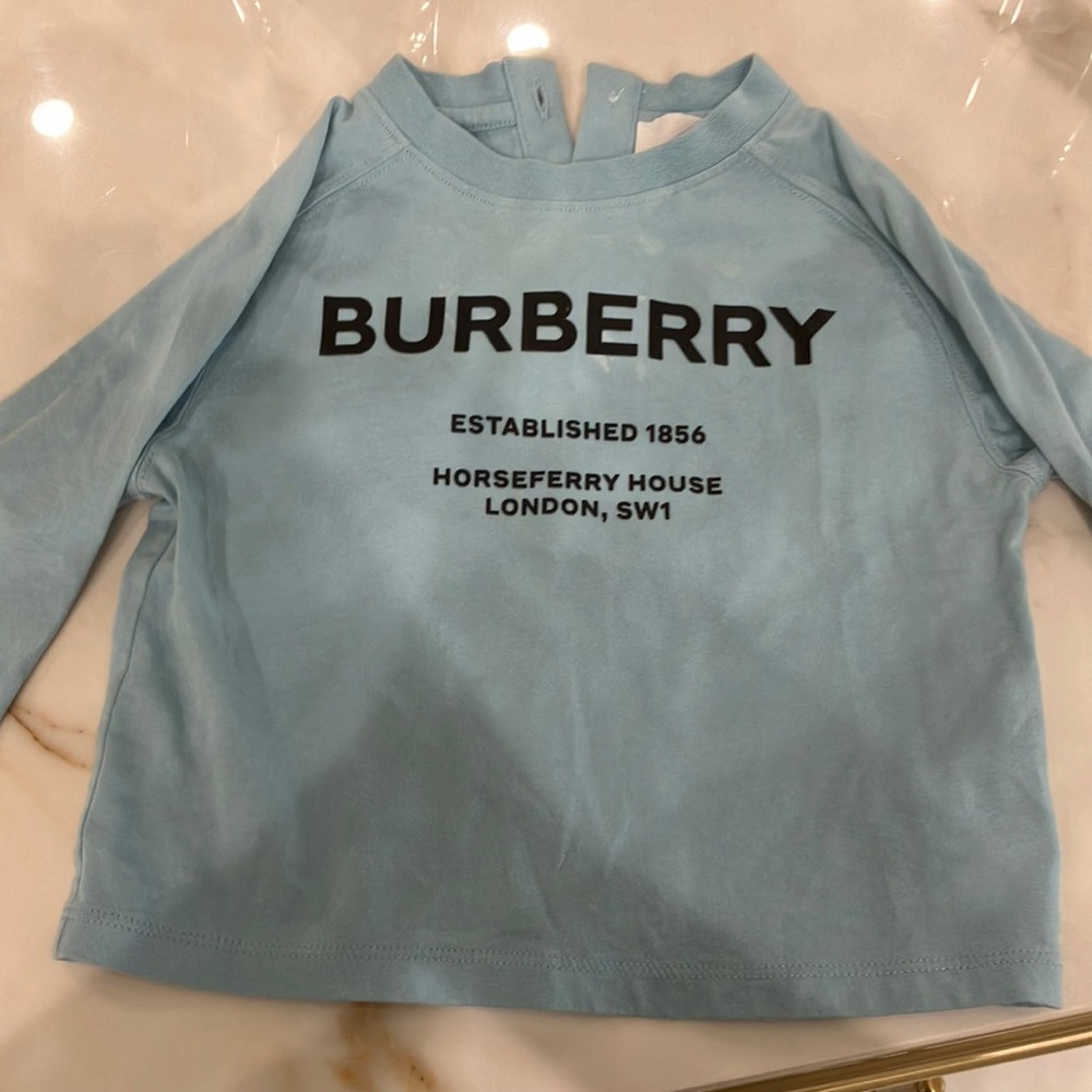 Burberry kids long sleeve top